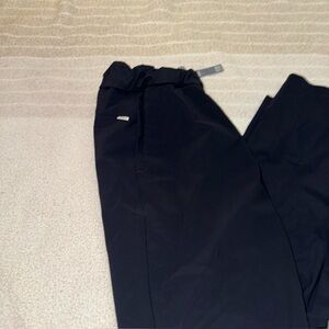 Vuori Miles Ankle Pants Womens M Black  Elastic Waist Athleisure  Crop EUC